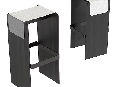 Modern Bar Stool 3d model