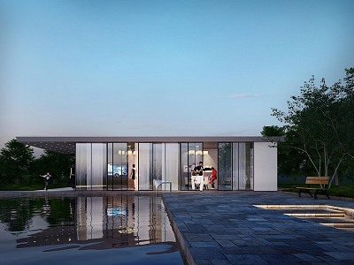 Modern Villa 3d model