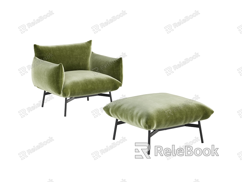 Simple and Fashionable Leather Fabric Sofa with Armrests model