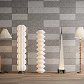 Floor lamp combination 3d model