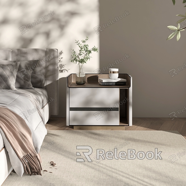 Modern bedside table model