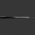 Classic Traditional Scimitar Weapon With Wooden Handle And Sharp Decorative Blade Design