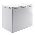 Hisense White Chest Freezer With Sleek Design For Home Kitchen Storage Use