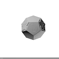 Decorative Household Items With Red Tassel Polyhedron Shape And Carved Central Symbols