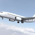 Highly Detailed Passenger Aircraft With Four Liveries And Cockpit Interior View