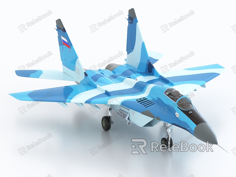 Fighter aircraft MiG 29 model