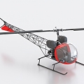 Bell Helicopter Early Helicopter 3d model