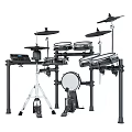Professional Electronic Drum Set With Multiple Pads Cymbals Pedal And Digital Module 3d model