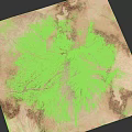 Dramatic Mountainous Terrain Showcasing Rugged Canyons Winding Ridges And Detailed Surface Texture