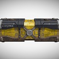 Science Fiction Box Weapon Box Supply Box Goods Box 3d model