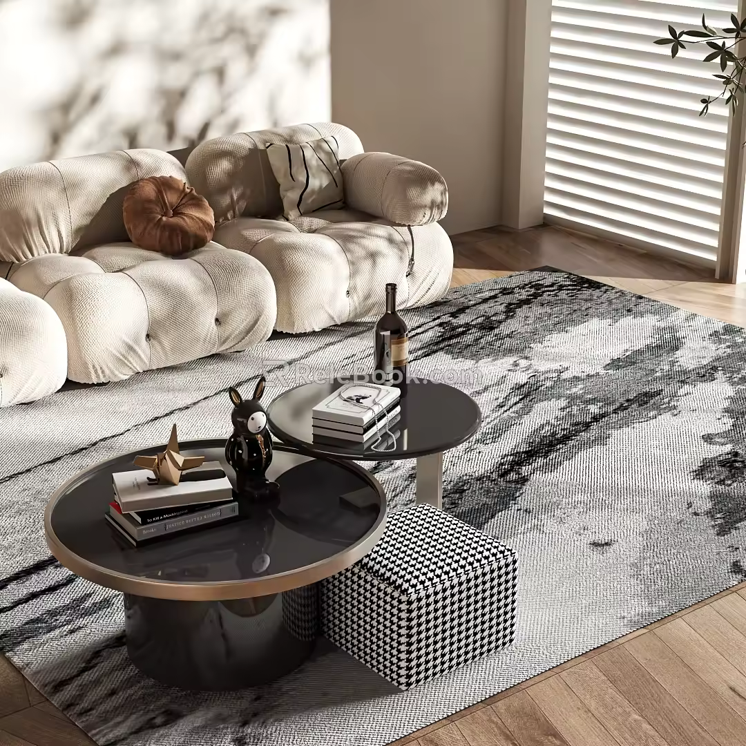 Style coffee table 3d model