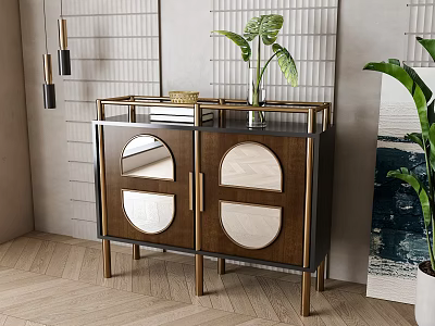 European-style Sideboard 3d model
