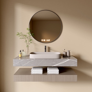 Modern Bathroom Cabinet Bathroom Basin Bathroom Ornaments 3d model