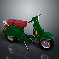 Scooter Motorcycle Two-wheeled Motocross Motorcycle Road Race Motorcycle Motor Vehicle 3d model