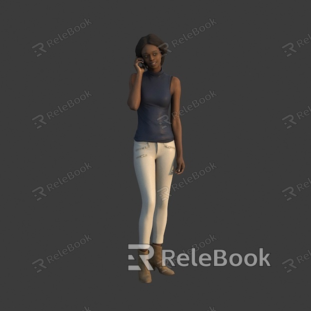 female black model