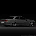 Silver Sedan Car With Sleek Exterior Design And Silver Alloy Wheels