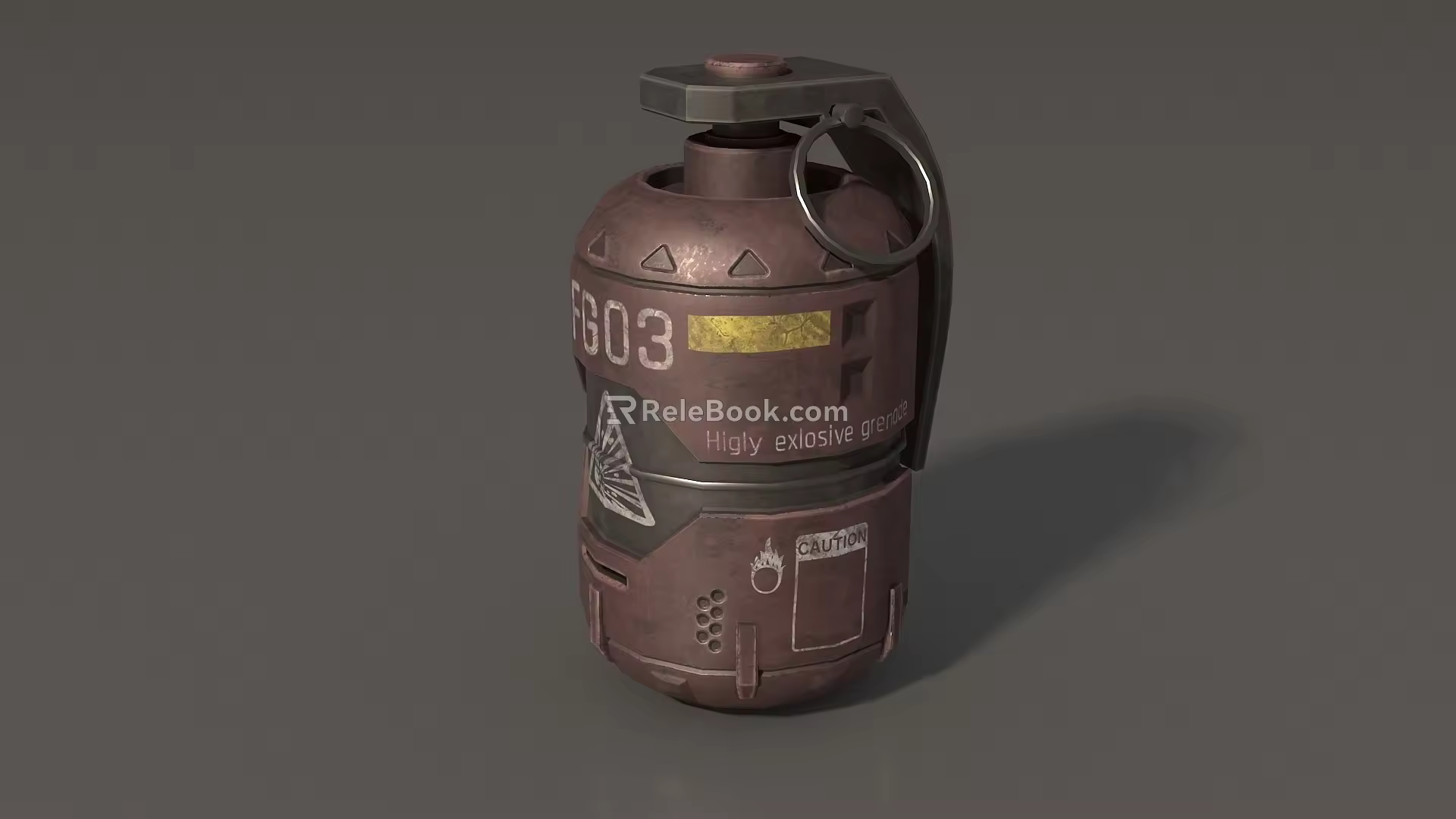 Grenade Science Fiction Grenade Science Fiction Grenade Smoke Bomb Flash Bomb High Explosive Bomb Tear Bomb Grenade Simple Model Grenade Low Model Game Grenade 3d model