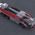 Emergency rescue fire truck 3d model