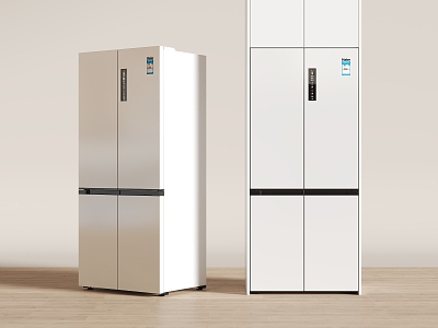 Refrigerator French Refrigerator Zero Embedded Refrigerator Cross Door Refrigerator Haier Refrigerator 3d model