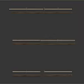 Wooden Train Track Model Set With Different Shapes And Curved Pieces
