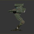 Mech Warrior Mech Soldier Machine Battlearm Mechanical Battlearm Machine Fighter Robot 3d model