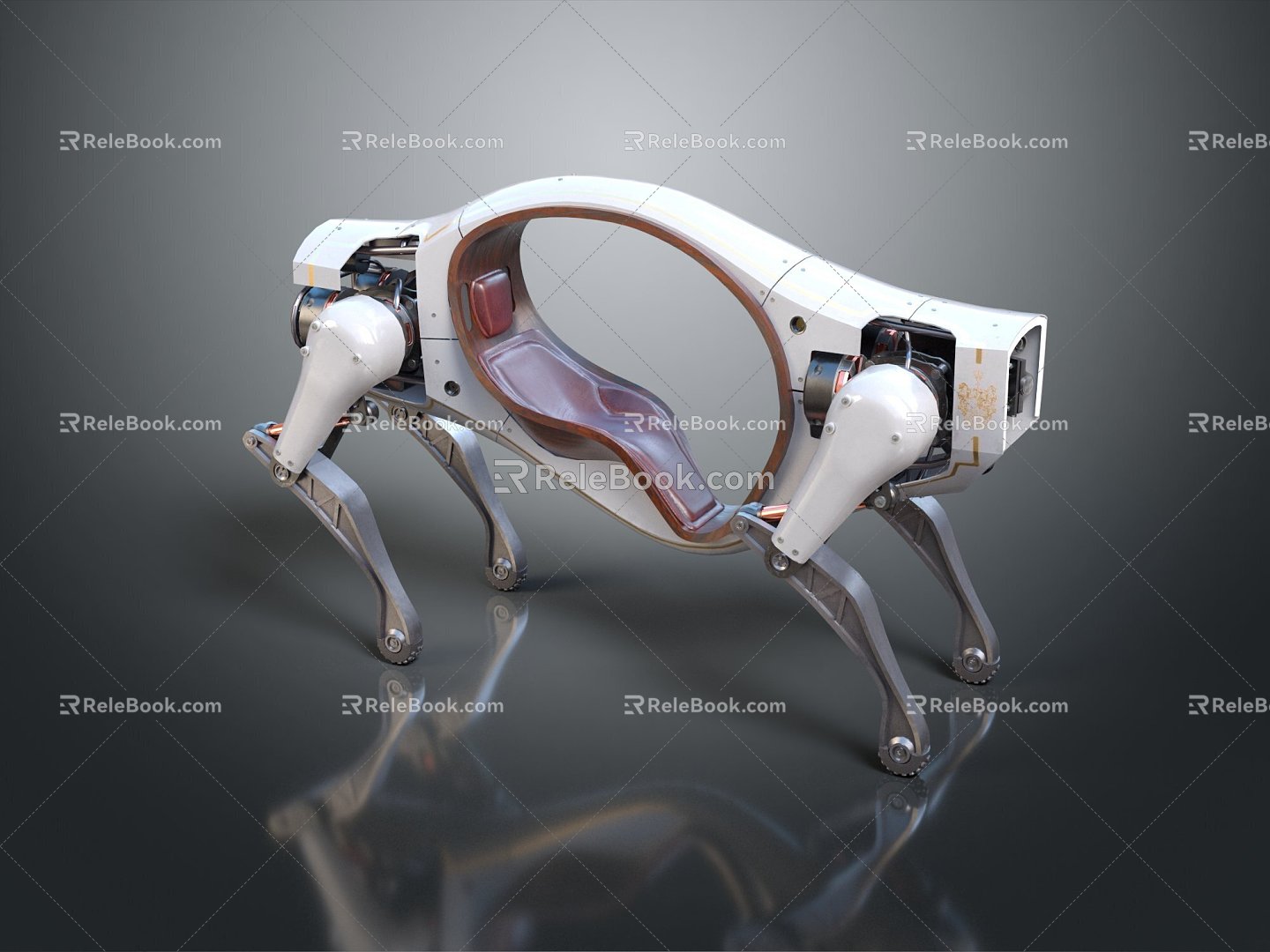 Modern robot dog mechanical dog mechanical carrier machine carrier model