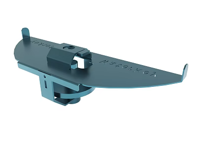 Durable Metal Mechanical Component With Mounting Bracket And Support Arm Design 3d model