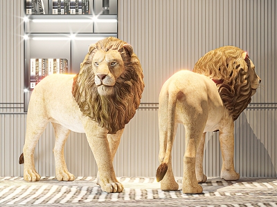 animal lion 3d model