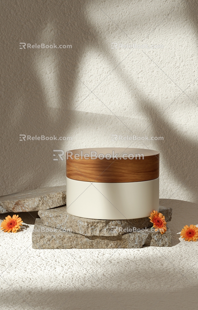 Cosmetics Skincare Cream 3d model