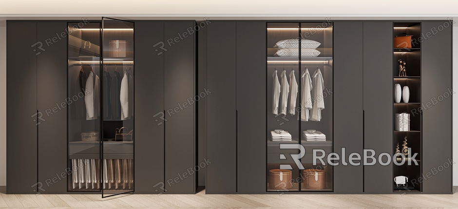 Modern wardrobe model