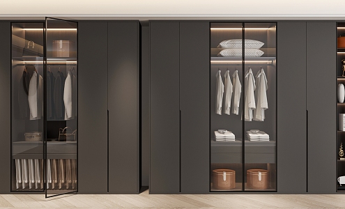 Modern wardrobe 3d model