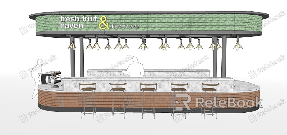 Outdoor stalls model