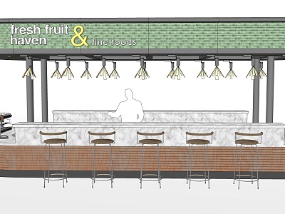 Outdoor stalls model