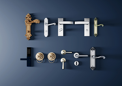 Modern Door Handle 3d model