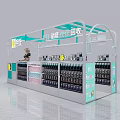 Digital Store Booth Featuring Mobile Phone Display Recycling Service And Various Digital Products