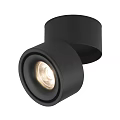 Modern Black Cylindrical Recessed Ceiling LED Downlight Spotlight Fixture for Home