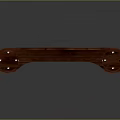 Elegant Wooden Pool Cue Rack With Horseshoes And Billiard Balls Storage