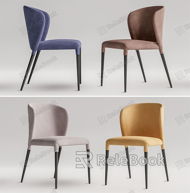 Modern Dining Chair Single Chair model