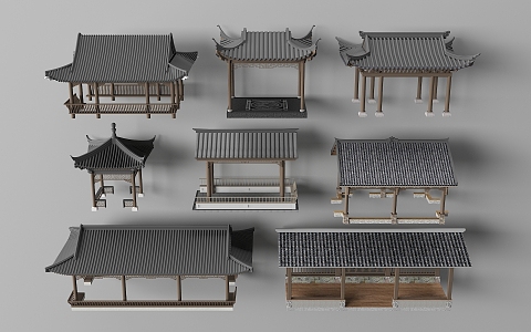 Porch pavilion, pavilion, porch 3d model