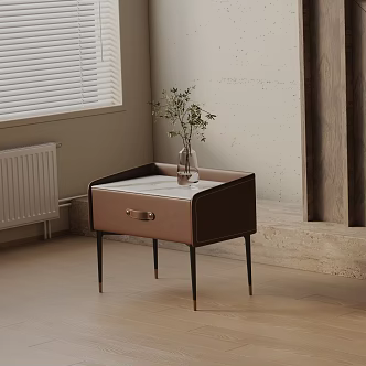 Modern bedside table 3d model