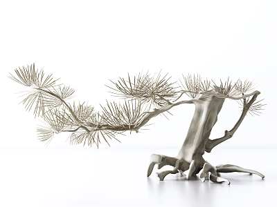 Modern Pine Ornaments 3d model