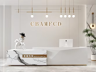 Modern Front Desk Company Front Desk Bar Front Desk Hotel Front Desk Office Front Desk Simple Front Desk 3d model