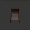 Modern Leisure Chair with Wooden Frame and Gray Cushion Rocking Design for Comfortable Home Use
