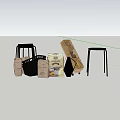 Modern Food Combinations 3d model