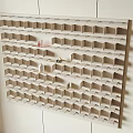 Modern Geometric Wall Cabinets Interior Design With Hexagonal Storage Shelves