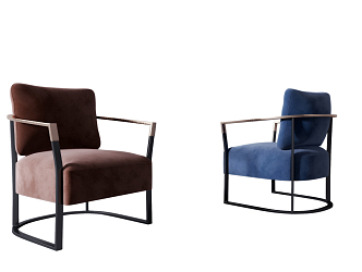 Modern Single Sofa Chair 3d model