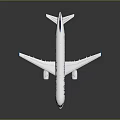 Shiny White Airplane Model With Blue Tail And MO-21 Bio Markings On Glossy Surface