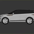 White Modern SUV Exterior With Sleek Front Grille And Alloy Wheels Design