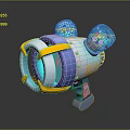 Science Fiction Firearms Next Generation Firearms Science Fiction Game Gun Game Firearms Game Gun Concept Gun Laser Gun 3d model