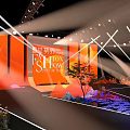 International Fashion Show Runway With Modern Lighting And Elegant Stage Decor
